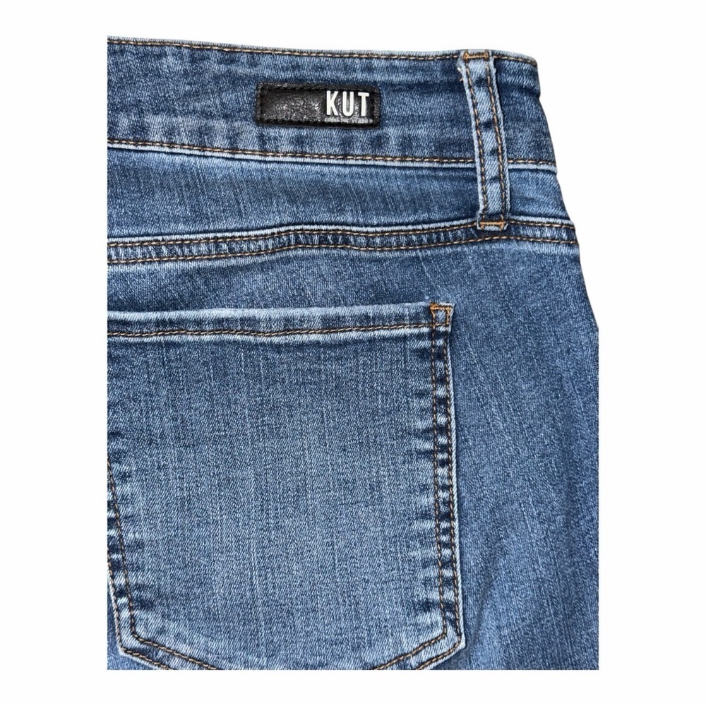 Kut from the Kloth Blue Straight Leg Women's Jeans - Picture 8 of 15